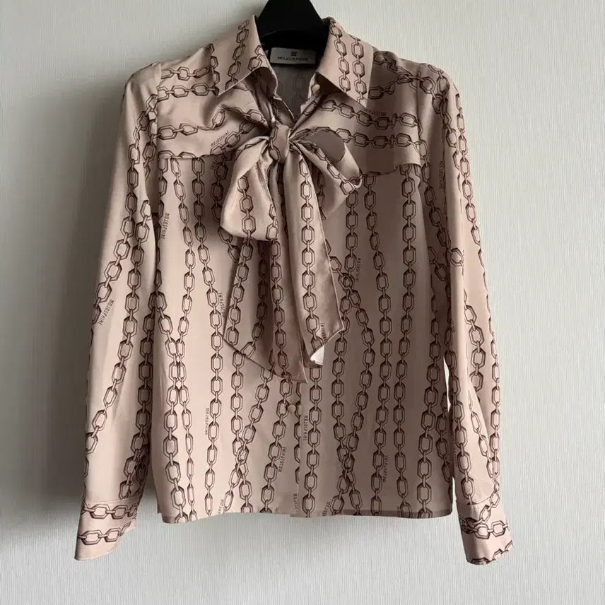 [BUNJANG] MOJO.S.PINE Chain Pattern Blouse / 모조에스핀 정가46만 체인 패턴 블라우스