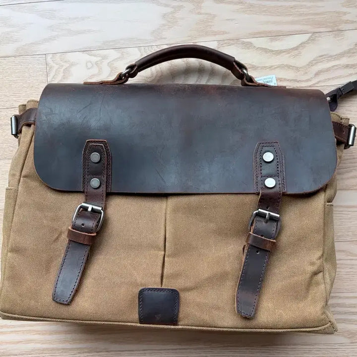 [BUNJANG] Uncle Joe Vintage Canvas Briefcase / 미사용 UNCLE JOE 빈티지 캔버스 브리프백
