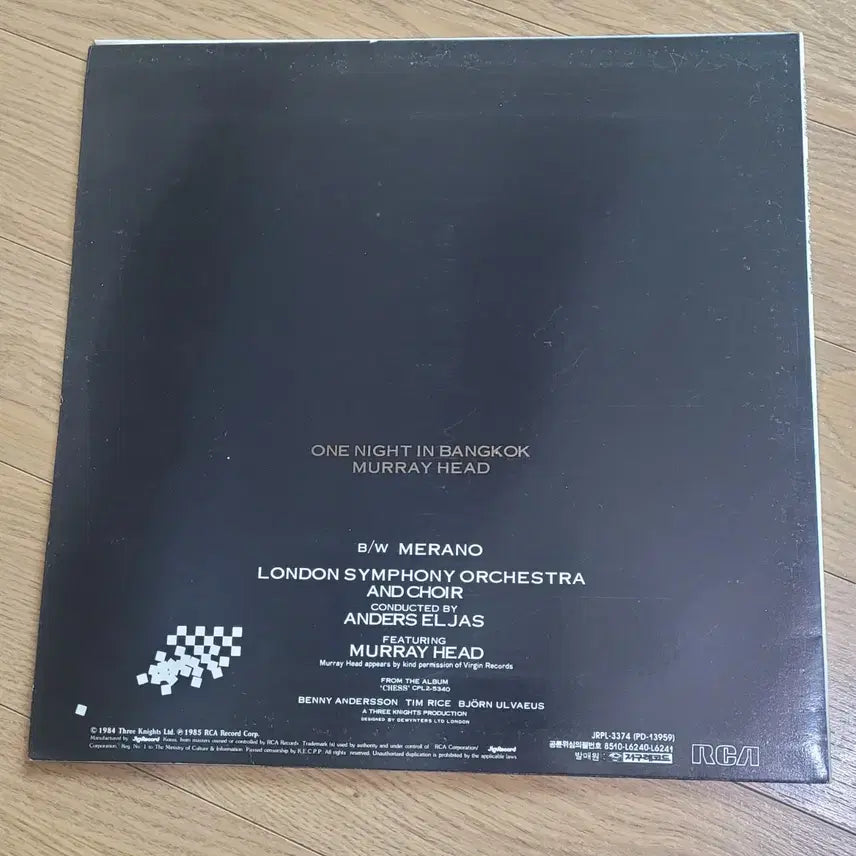 [BUNJANG] Murray Head One Night in Bangkok LP / Murray Head one night in bangkok lp