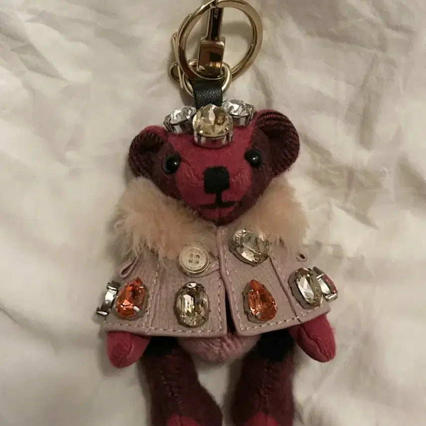 [BUNJANG] Burberry Thomas Bear Crystal Keyring / 최종가*정품) 버버리 토마스 베어 크리스탈 키링