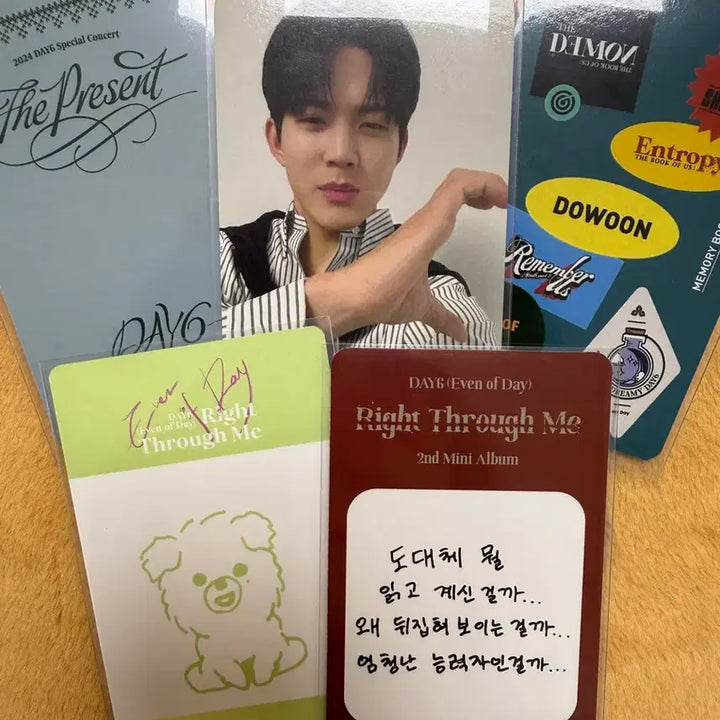 [BUNJANG] Day6 Dowoon Photocard Bundle Set (Well-Toh-Show 40,000 KRW POB Double-Sided Ball Heart Photocard, etc.) / 데이식스 도운 포카 일괄 (웰투쇼 4만원 특전 양면 볼하트 포토카드 등)