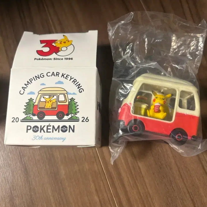 [BUNJANG] Lotteria Pikachu 30th Anniversary Camping Car Keyring / 새상품)롯데리아 포켓몬 30주년 피카츄 캠핑카키링 택포5.5