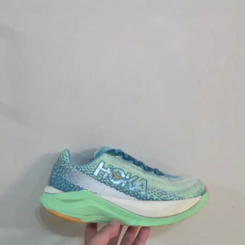 [BUNJANG] Hoka One One Mach X Regular Ocean Mist Lime Green / [265] 호카오네오네 마하X 레귤러 오션미스트라임그린ㅡ단종매물