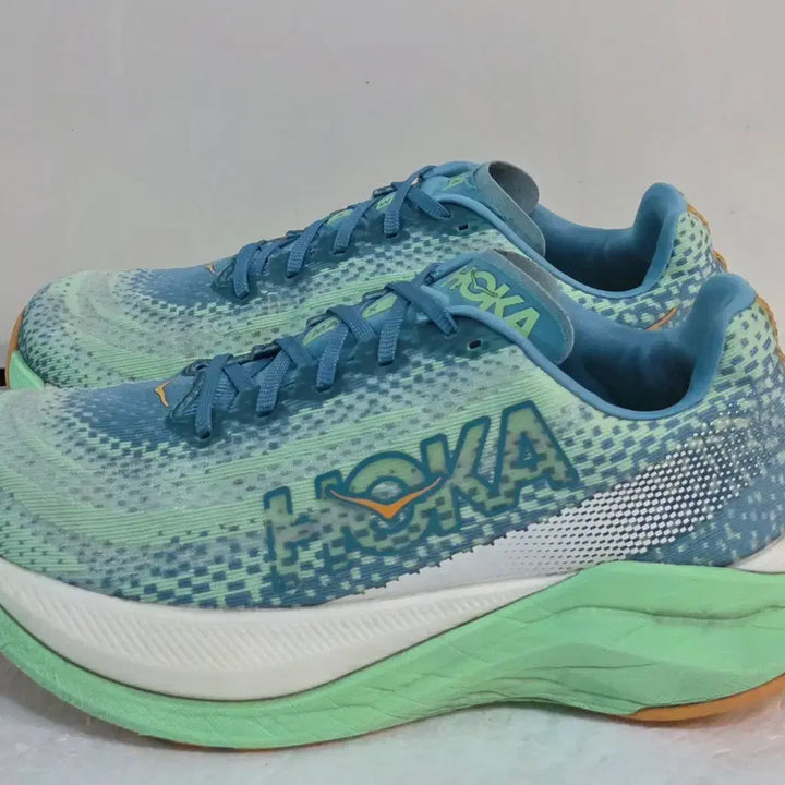 [BUNJANG] Hoka One One Mach X Regular Ocean Mist Lime Green / [265] 호카오네오네 마하X 레귤러 오션미스트라임그린ㅡ단종매물