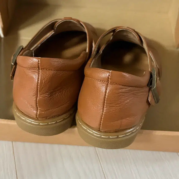 [BUNJANG] YURT Mary Jane Loafers Brown Leather / 유르트 메리제인 로퍼