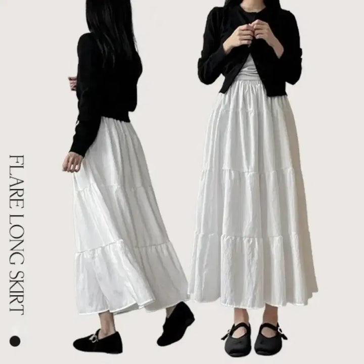 [BUNJANG] A-Line Long Skirt / A라인 롱 스커트