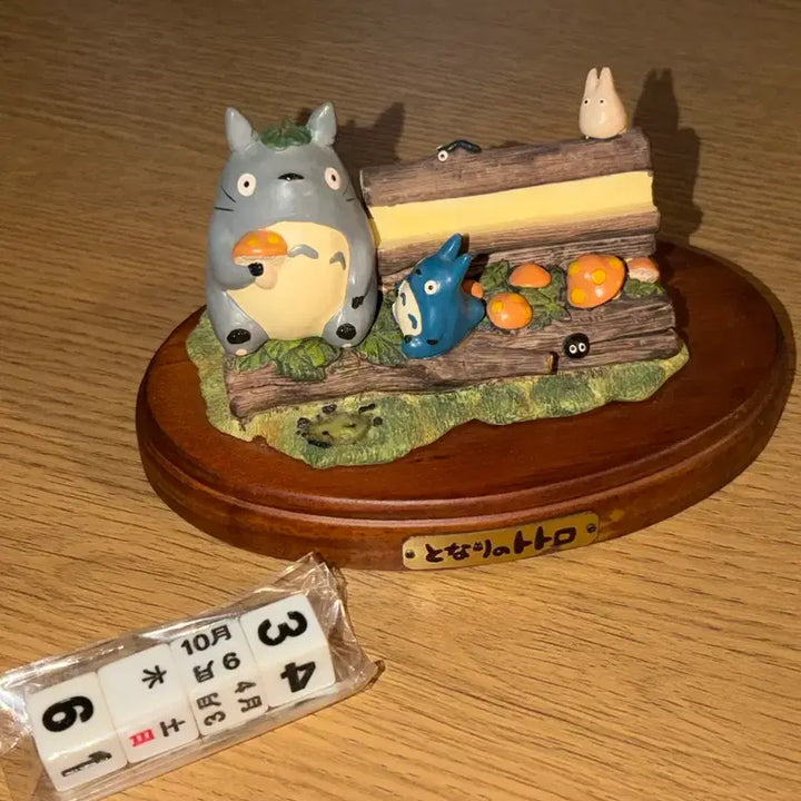 [BUNJANG] Classic Ghibli My Neighbor Totoro Perpetual Calendar Figure / 고전 지브리 토토로 만년 달력