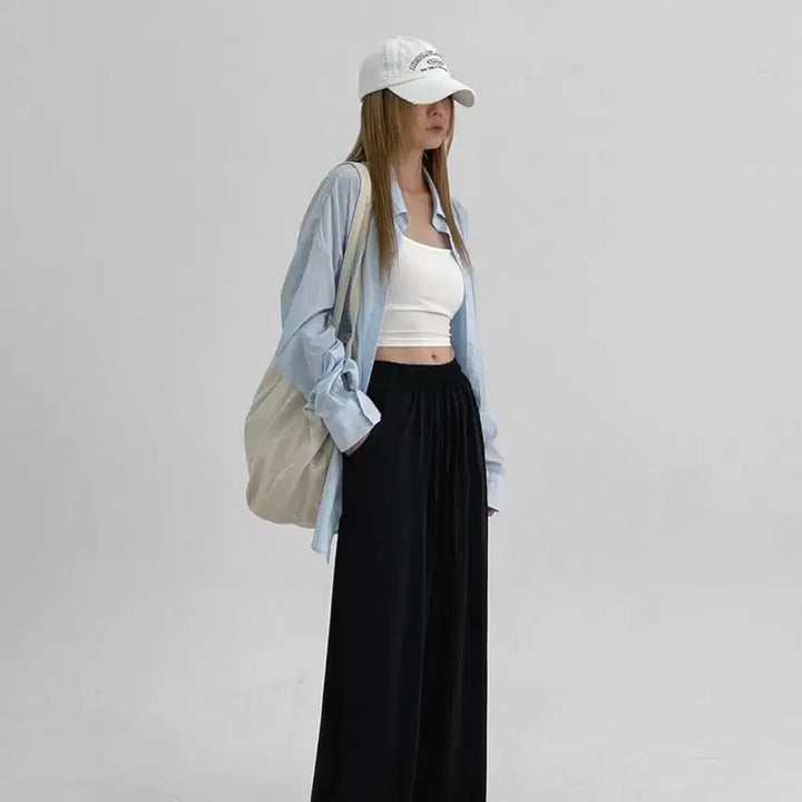 [BUNJANG] Black Up AT Summer Banding Pants / 블랙업 에이티 썸머 밴딩 팬츠