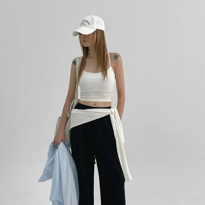 [BUNJANG] Black Up AT Summer Banding Pants / 블랙업 에이티 썸머 밴딩 팬츠