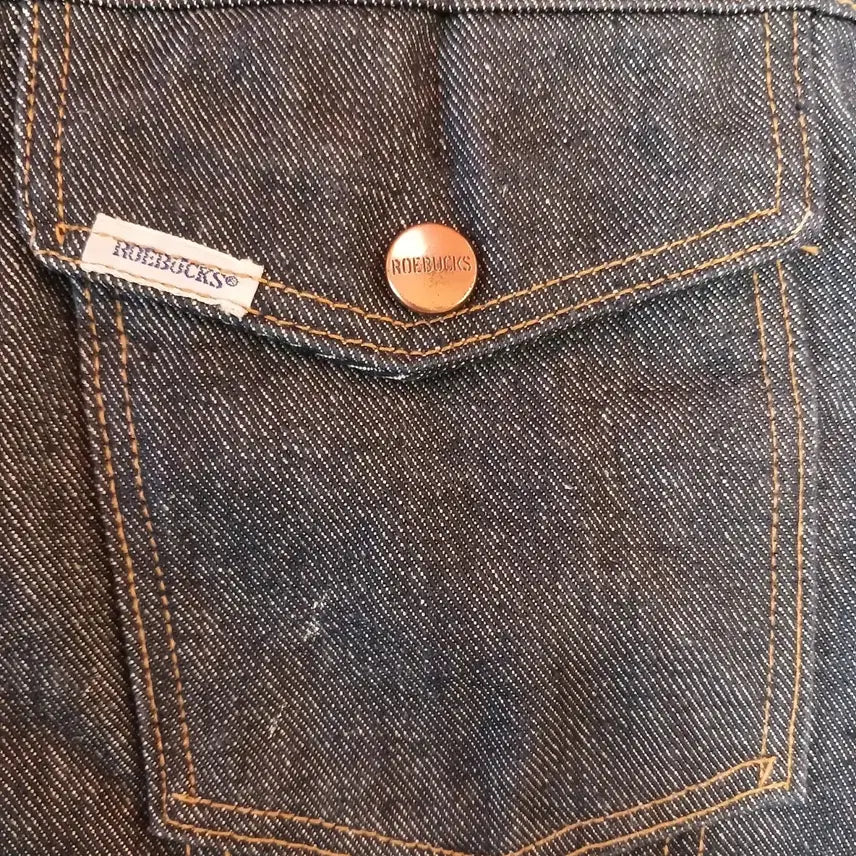 [BUNJANG] Roebucks Selvedge Denim Trucker Jacket Made in U.S.A. / 로벅스 셀비지 데님 트러커 자켓  Made in U.S.A.