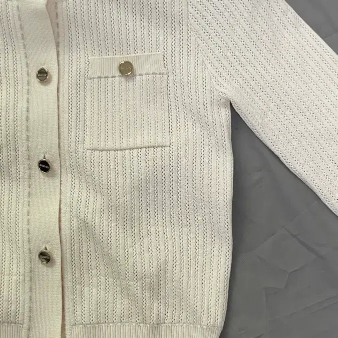 [BUNJANG] Sandro Ivory Knit Cardigan / 산드로 아이보리 니트 가디건
