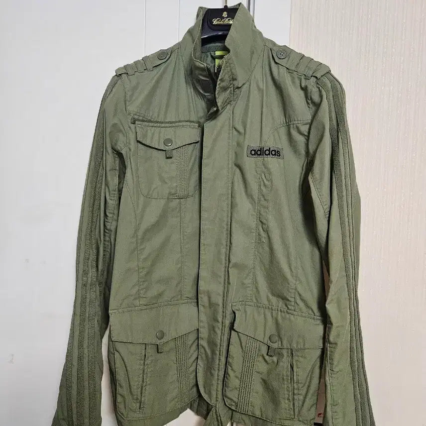 [BUNJANG] Adidas Khaki Field Jacket (M) / 아디다스 야상 자켓 (M)