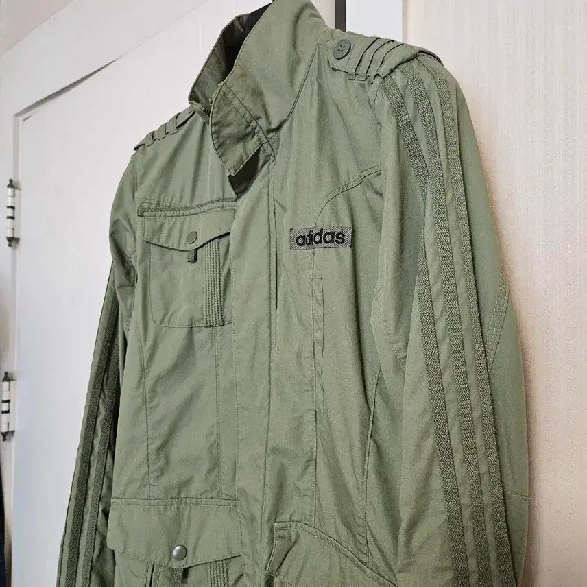 [BUNJANG] Adidas Khaki Field Jacket (M) / 아디다스 야상 자켓 (M)