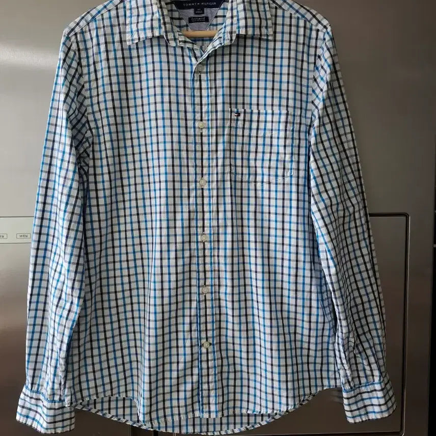 [BUNJANG] Tommy Hilfiger Custom Fit Checkered Shirt (S/P) / 타미힐피거 체크 셔츠 S/P 커스텀핏
