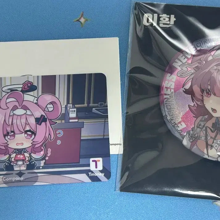 [BUNJANG] Lee Hwan Cheese T-Money Card and Badge Set / 이환 치즈 티머니 카드 + 뱃지 세트