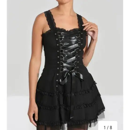 [BUNJANG] Helly Plain Dress Gothic Style / 고딕 원피스 헬버니 헤일리 플레인 드레스 펑크
