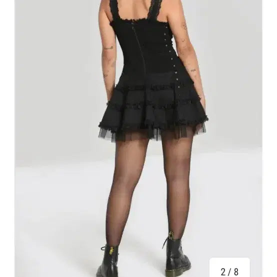[BUNJANG] Helly Plain Dress Gothic Style / 고딕 원피스 헬버니 헤일리 플레인 드레스 펑크
