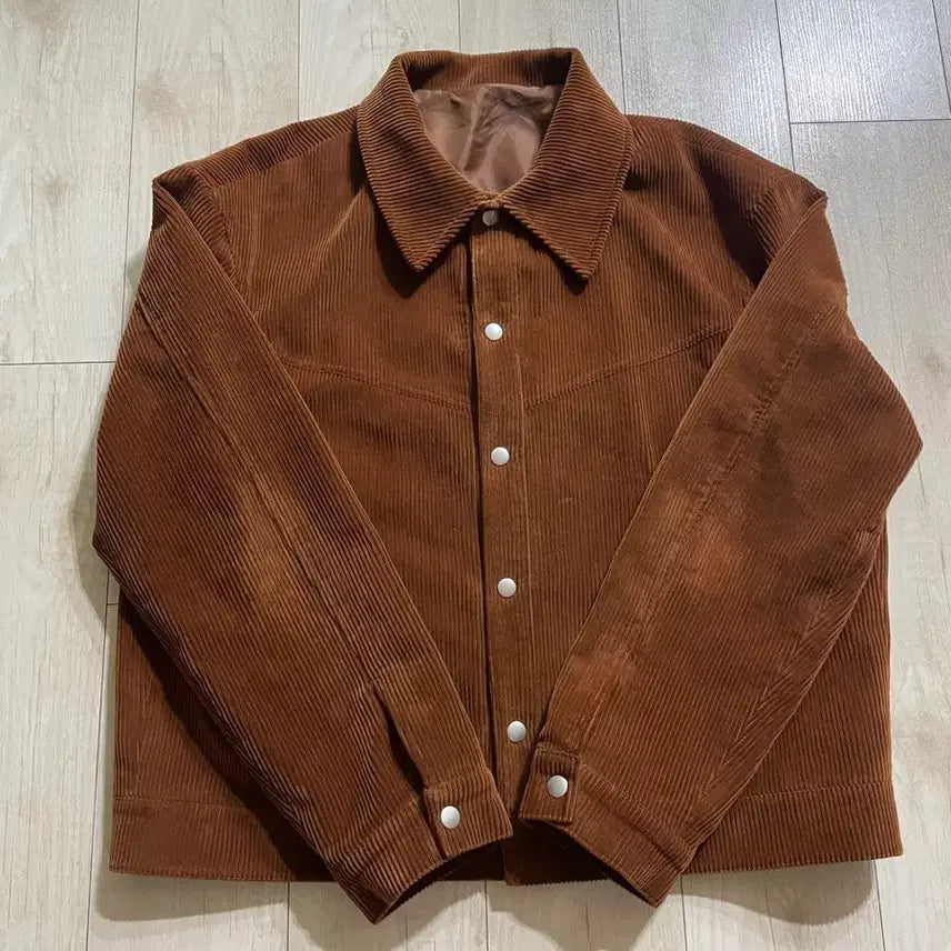 [BUNJANG] Ourscop Corduroy Jacket Brown / [2] 아워스코프 코듀로이 자켓 브라운