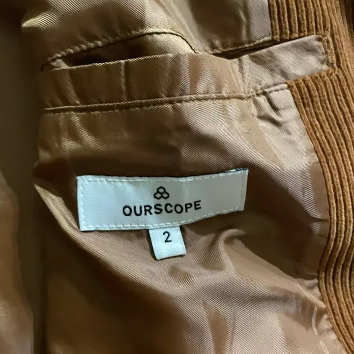 [BUNJANG] Ourscop Corduroy Jacket Brown / [2] 아워스코프 코듀로이 자켓 브라운