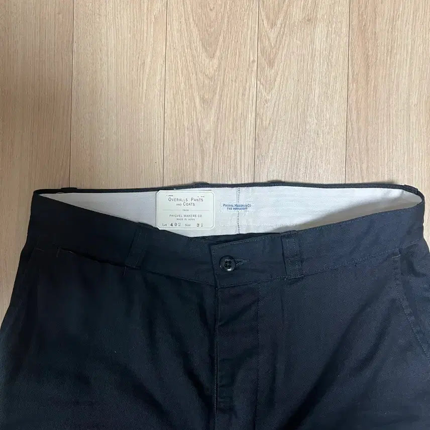 [BUNJANG] Pigbell Makers Officer Chino Pants 32 Black / 피그벨 메이커스 오피서 치노 레귤러 32사이즈 블랙