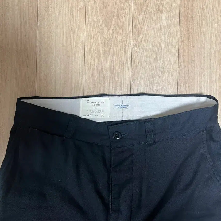 [BUNJANG] Pigbell Makers Officer Chino Pants 32 Black / 피그벨 메이커스 오피서 치노 레귤러 32사이즈 블랙