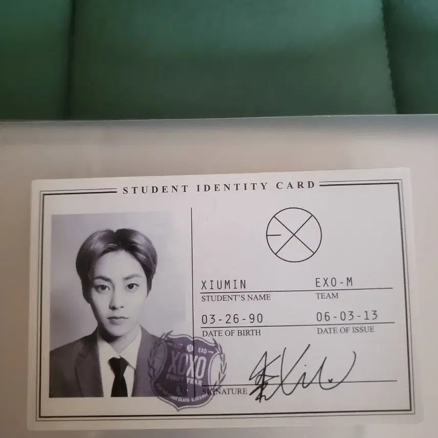 [BUNJANG] EXO Xiumin Growl Photocard / EXO 시우민 으르렁