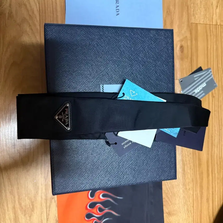 [BUNJANG] Prada Re-Nylon Gabardine Tie / 프라다 리나일론 개버딘 넥타이 새상품