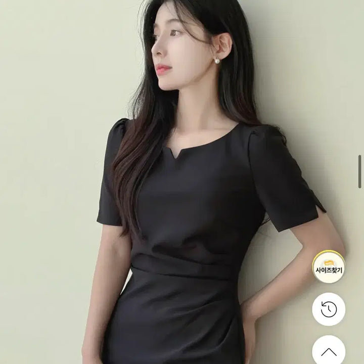 [BUNJANG] Aknyeo Diary Square Neck Shirring Dress / 새상품) 스퀘어넥 셔링 원피스