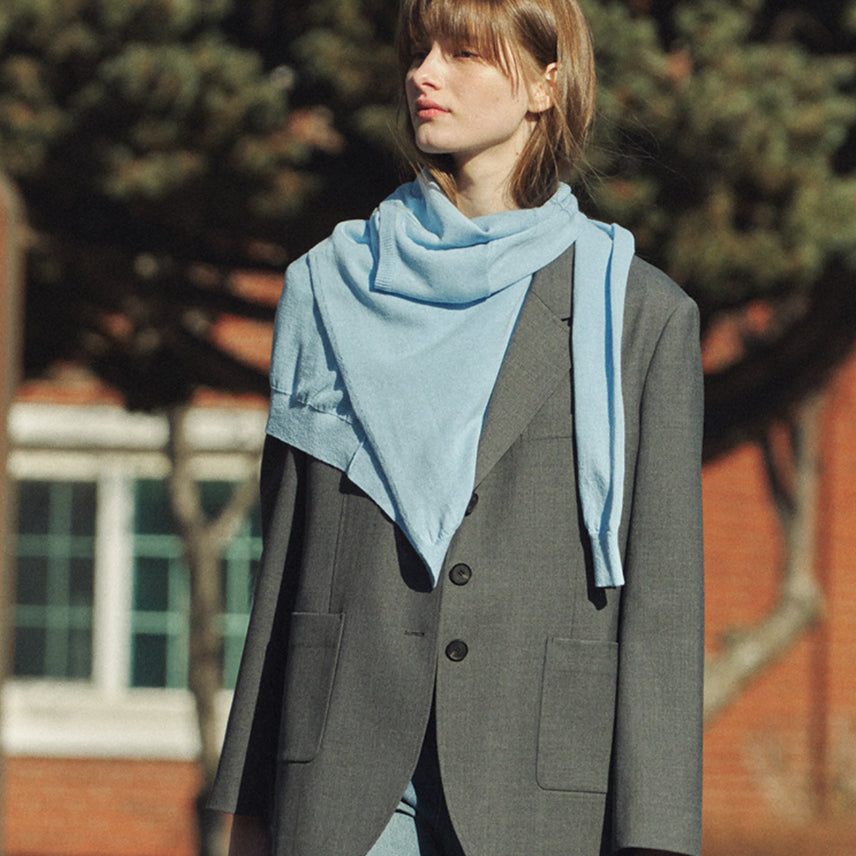 [BUNJANG] Le meure Mirel Overfit Wool Blazer Grey / 르메메 Mirel Overfit WoolBlazer Grey