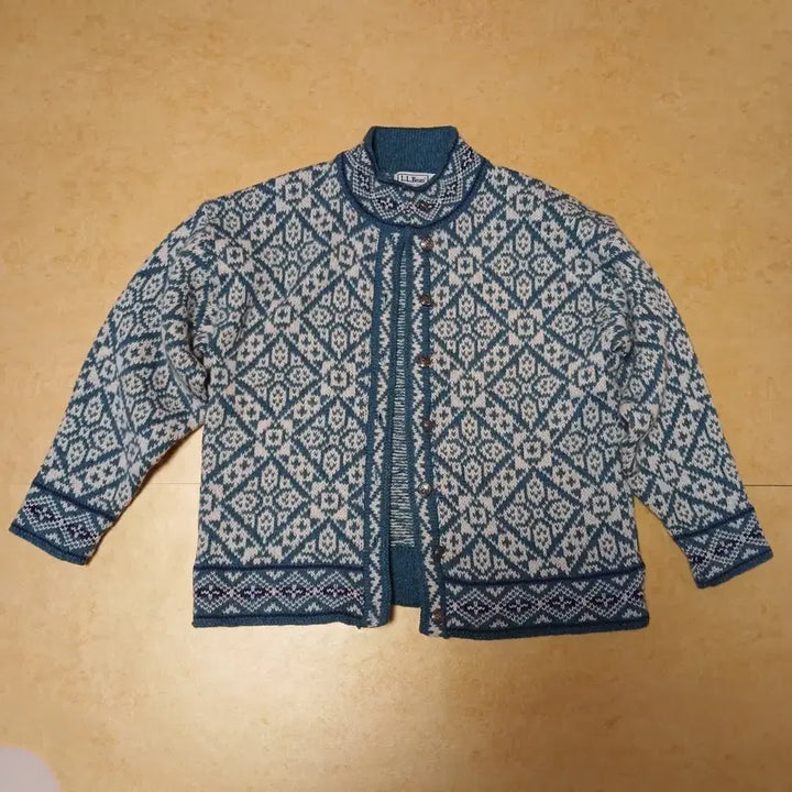 [BUNJANG] L.L.Bean Nordic Wool Cardigan - Made in U.S.A. / 엘엘빈 노르딕 울 가디건  Made in U.S.A.
