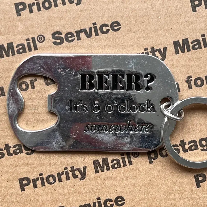 [BUNJANG] 90s Vintage Beer Bottle Opener Keyring / 90s vtg Beer Bottle Opener Keyring