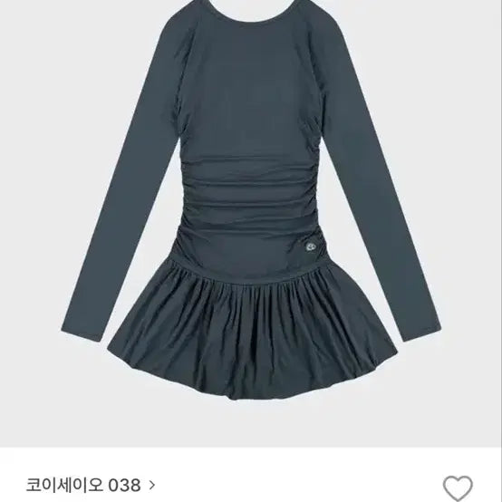 [BUNJANG] Koiseio Drapery Dress Blue Gray / 새상품) 코이세이오 원피스 드레이핑 드레스 블루 그레이