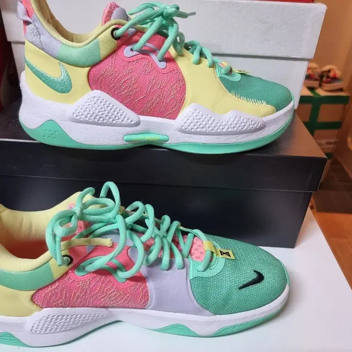[BUNJANG] Nike PG 5 Multicolor Basketball Shoes / 나이키 PG 5 멀티컬러 농구화