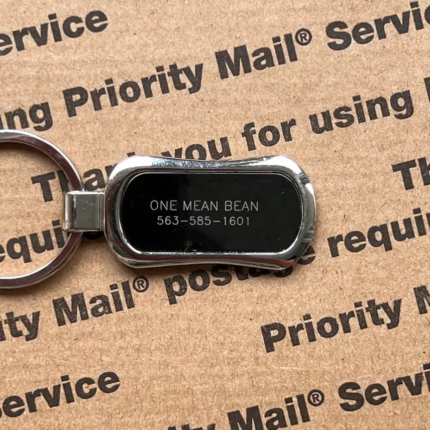 [BUNJANG] ONE MEAN BEAN 90s Vintage Keyring / 90s vtg ONE MEAN BEAN Keyring