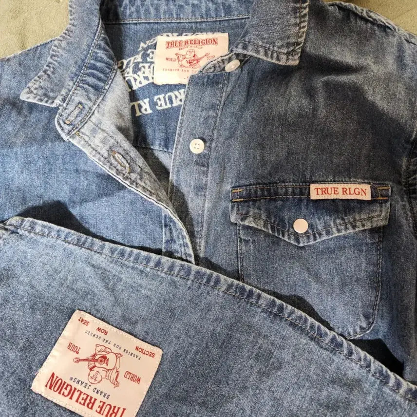 [BUNJANG] True Religion Long Sleeve Shirt / 트루릴리전긴팔
