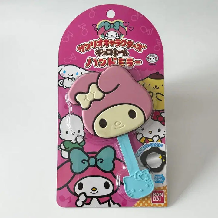 [BUNJANG] Sanrio My Melody Fujiya Chocolate Stick Hand Mirror / 마멜 후지야 초코막대 손거울 일본정품 산리오 마이멜로디