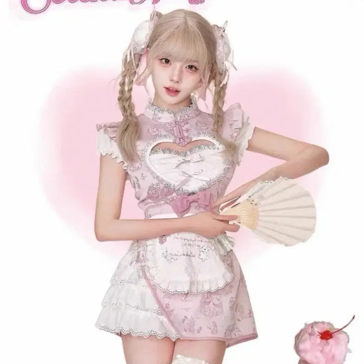 [BUNJANG] Chinese Style Dress Cosplay Outfit / 차이나 드레스 코스프레 옷 양산형 지뢰계 중화풍