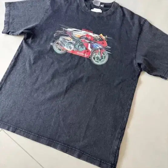 [BUNJANG] GU Honda Half Sleeve T-Shirt / HALF SLEEVE TEE 혼다 반소매 티셔츠