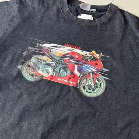 [BUNJANG] GU Honda Half Sleeve T-Shirt / HALF SLEEVE TEE 혼다 반소매 티셔츠