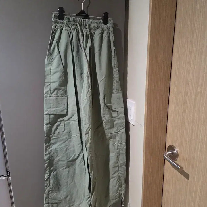 [BUNJANG] Cargo Jogger Pants with Adjustable Hem String / 밑단 스트링 조걸 가능) 카고 조거 팬츠