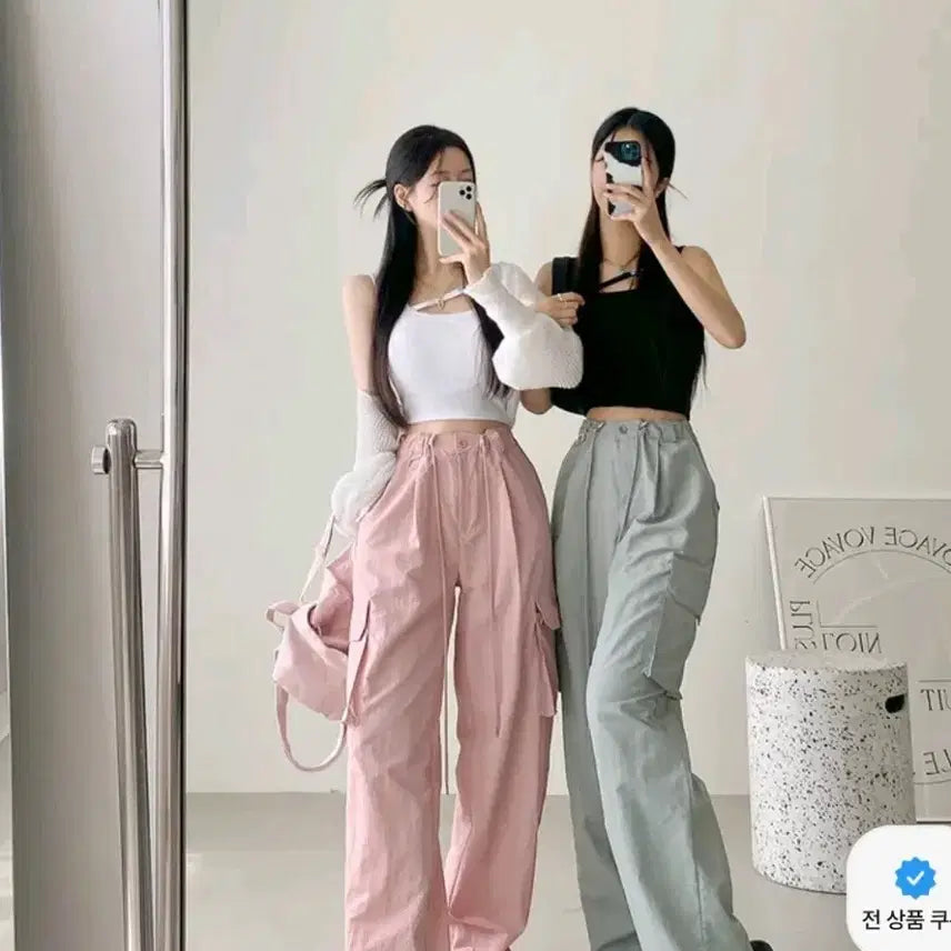 [BUNJANG] Lightweight Jogger Pants - Light Pink / 여름 얇은 조거 팬츠 연핑크