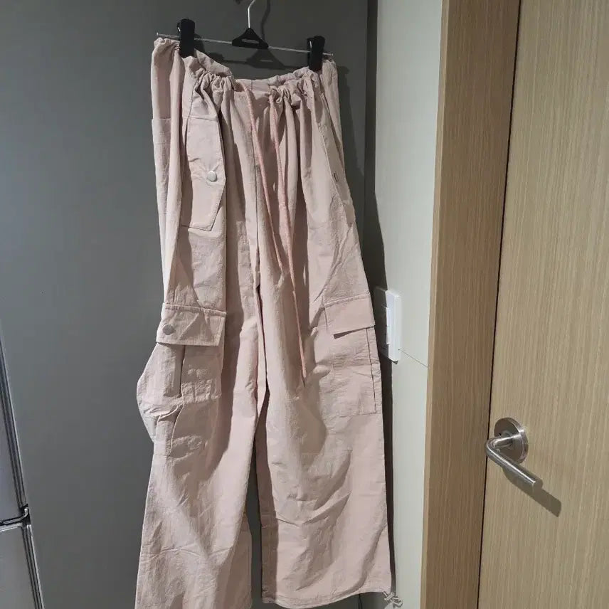 [BUNJANG] Lightweight Jogger Pants - Light Pink / 여름 얇은 조거 팬츠 연핑크