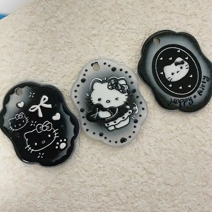 [BUNJANG] Hello Kitty Acrylic Pendant Set / 키티 아크릴 펜던트