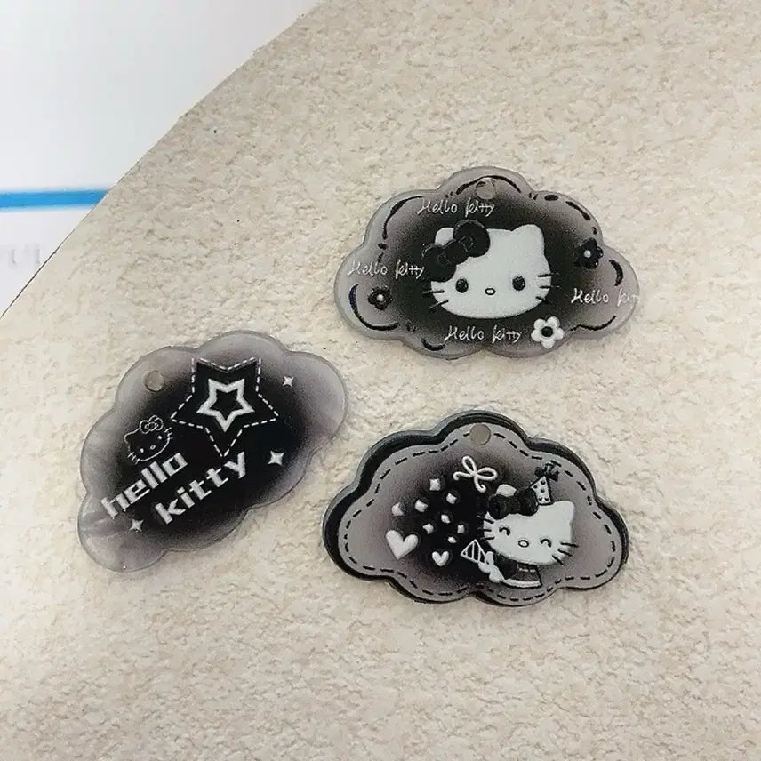[BUNJANG] Hello Kitty Acrylic Pendant Set / 키티 아크릴 펜던트
