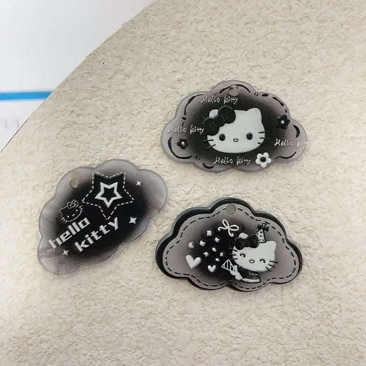 [BUNJANG] Hello Kitty Acrylic Pendant Set / 키티 아크릴 펜던트