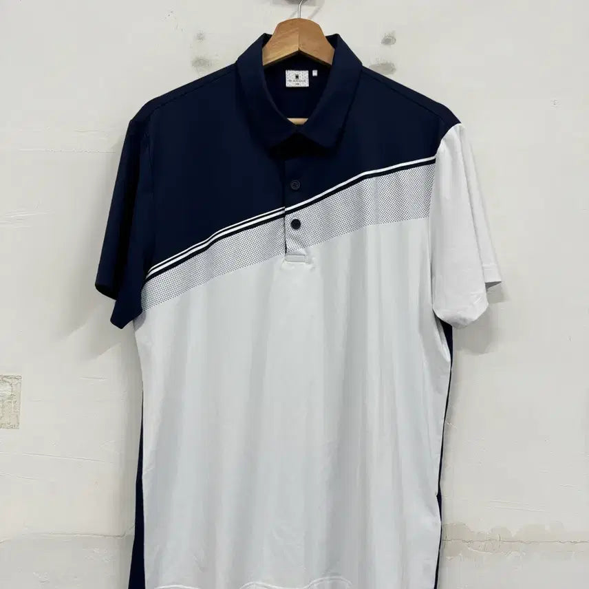 [BUNJANG] W.Angle Short Sleeve Polo T-shirt / (105)와이드앵글 반팔 카라티