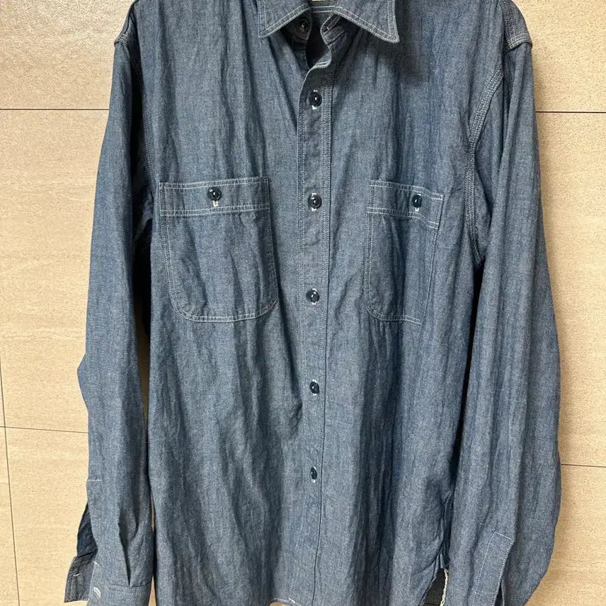 [BUNJANG] OrSlow Chambray Shirt Size 5 / 오어슬로우 샴브레이 5사이즈 팝니다.