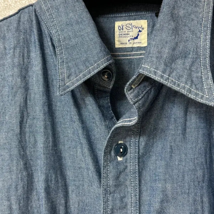 [BUNJANG] OrSlow Chambray Shirt Size 5 / 오어슬로우 샴브레이 5사이즈 팝니다.