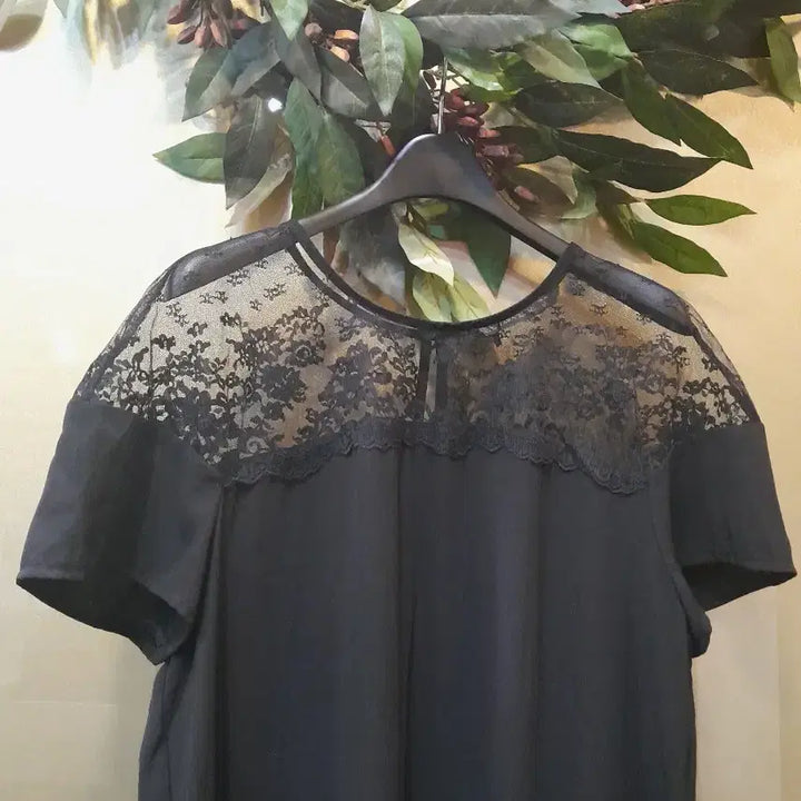 [BUNJANG] Zara Black Lace Dress / 자라 검정 레이스원피스
