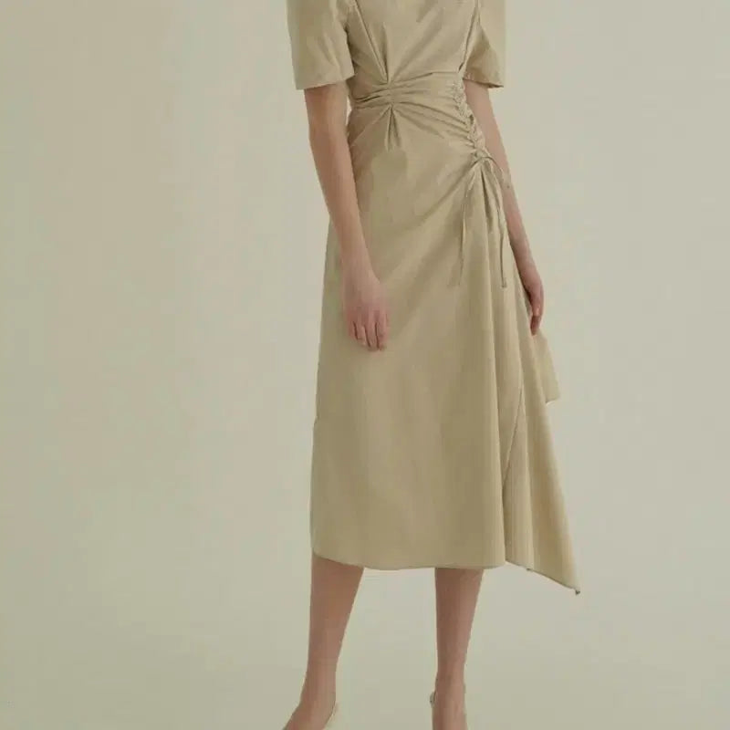 [BUNJANG] Beige Dress - Small / 베이지 원피스